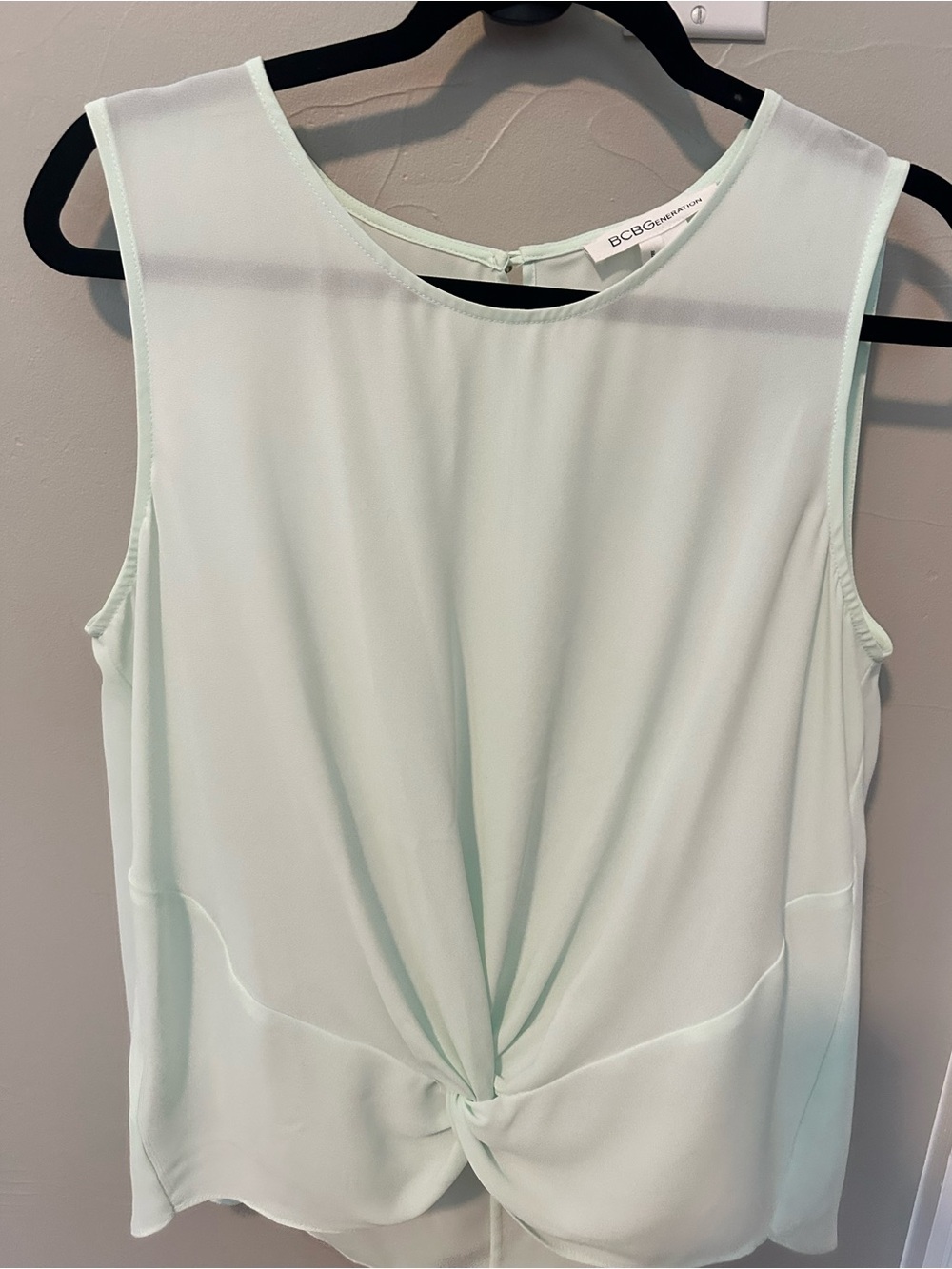 BCBGeneration Women's mint Sheer Blouse